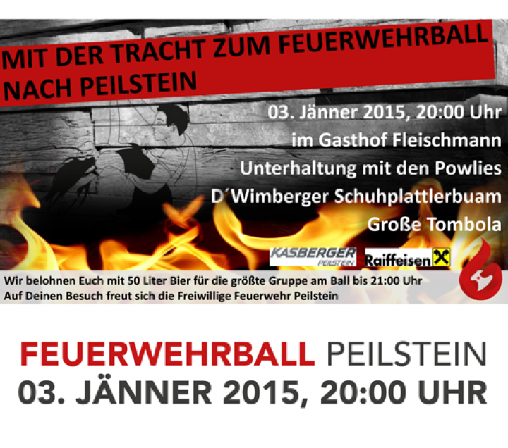 Feuerwehrball Peilstein 2015