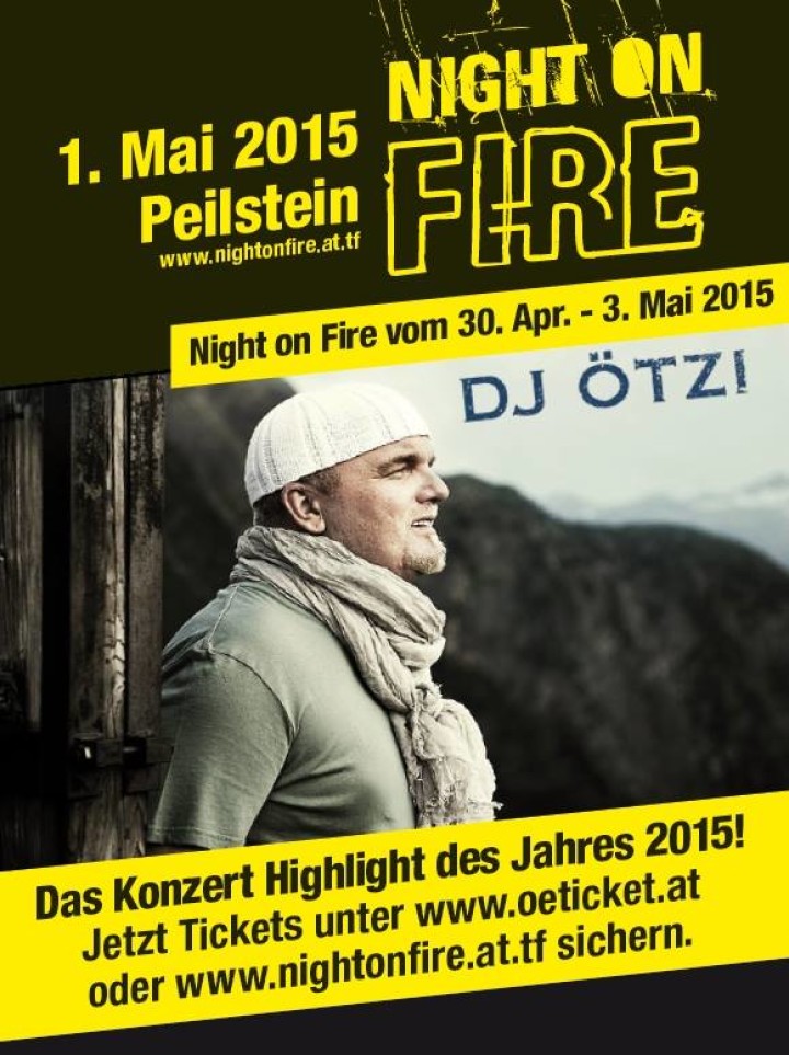Aufbau Zeltfest „Night on Fire“