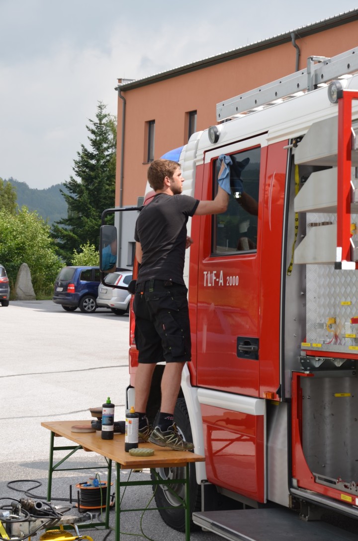 Reinigungstag im Feuerwehrhaus