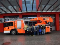 Besuch bei der Berufsfeuerwehr Linz