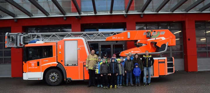 Besuch bei der Berufsfeuerwehr Linz