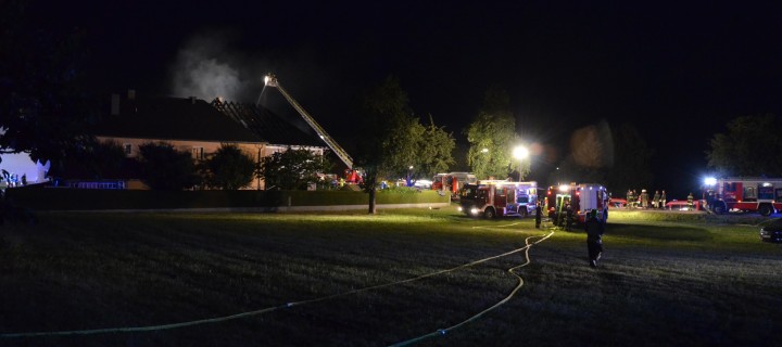 Brand landwirtschaftliches Gebäude in Rohrbach