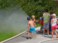 Ferienspiel: Blaulichttag bei Feuerwehr und Polizei