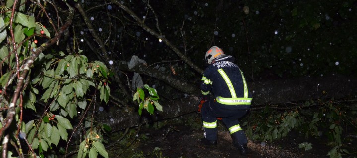 Unwetter zieht über Peilstein