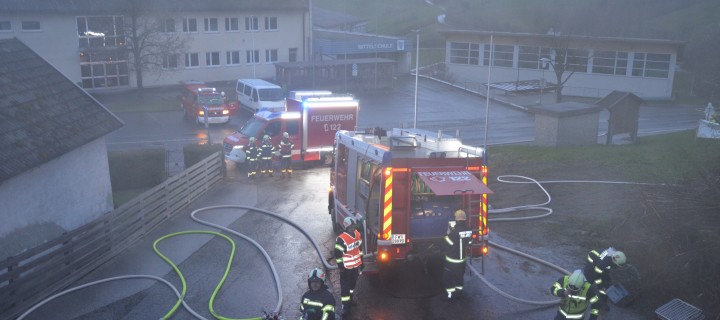 Wohnungsbrand als Übungsannahme