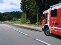B38 von ausgelaufener Gülle gereinigt