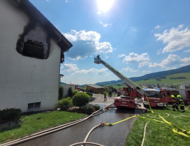 Wohnhausbrand in Stierberg