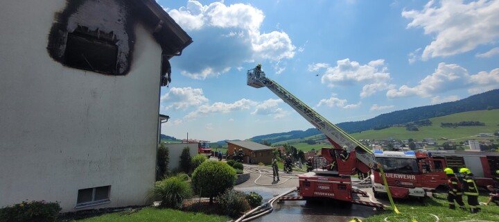 Wohnhausbrand in Stierberg