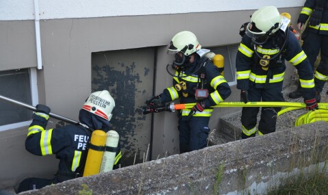 Wohnhausbrand als Übungsannahme
