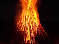 Brandverdacht entpuppt sich als Wintersonnwendfeuer