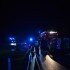 E-Auto von Straße abgekommen