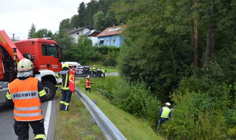 Bergung eines verunfallten PKW´s