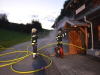 Skilifthütte am Monte Kicking in Brand