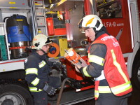 Herbstübung: Garagenbrand in Kirchbach