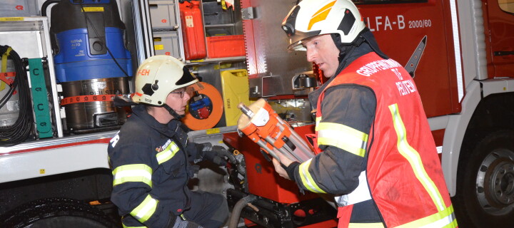 Herbstübung: Garagenbrand in Kirchbach