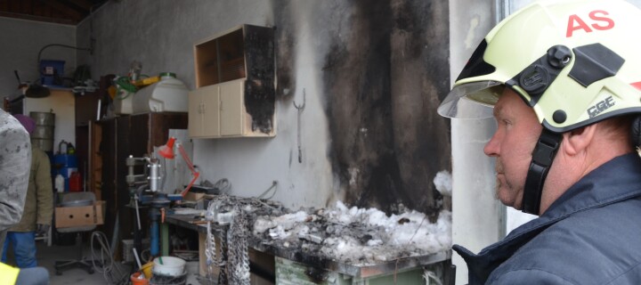 Garagenbrand in Diendorf