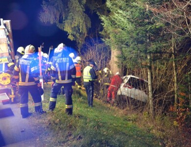 Verkehrsunfall zwischen Julbach und Oberthiergrub