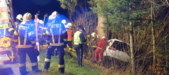 Verkehrsunfall zwischen Julbach und Oberthiergrub