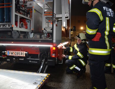 Stationenbetrieb bei Monatsübung im Dezember