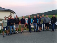 Feuerwehrstorch zieht seine Kreise