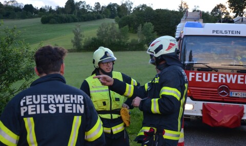 Verkehrsunfall als Abschluss der Übungsreihe