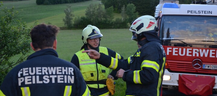 Verkehrsunfall als Abschluss der Übungsreihe