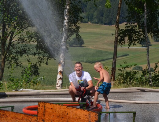 Blaulichttag beim Ferienspaß Peilstein