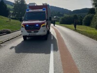 Ölspur durch Peilstein